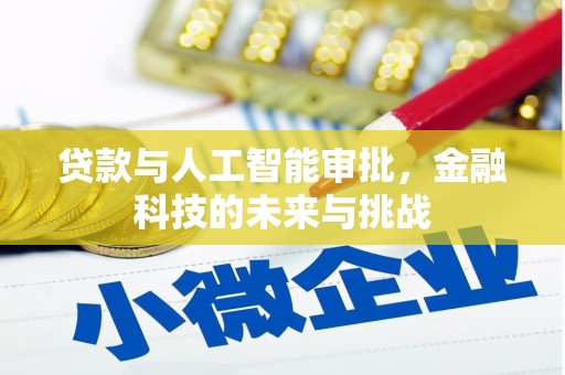 遵化贷款与人工智能审批，金融科技的未来与挑战
