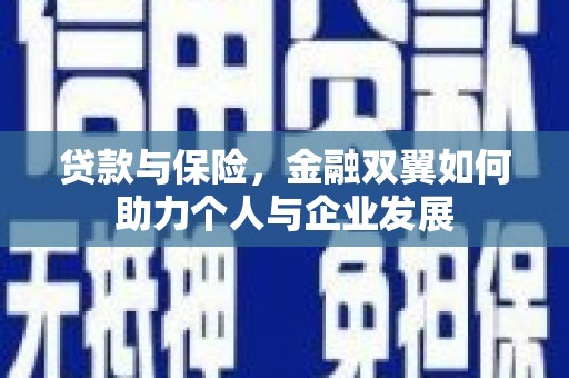 遵化贷款与保险，金融双翼如何助力个人与企业发展