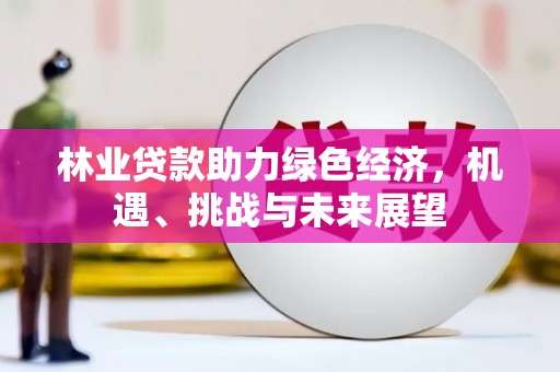 遵化林业贷款助力绿色经济，机遇、挑战与未来展望