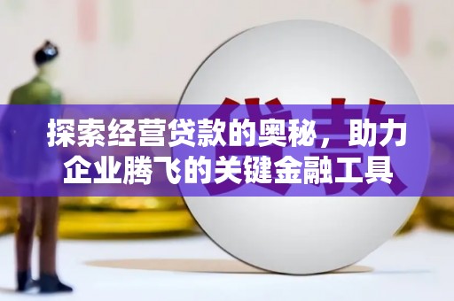 遵化探索经营贷款的奥秘，助力企业腾飞的关键金融工具