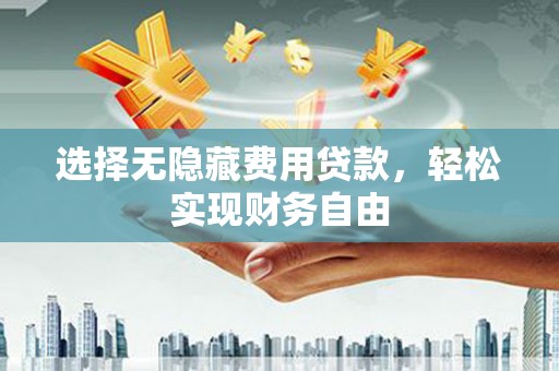 遵化选择无隐藏费用贷款，轻松实现财务自由