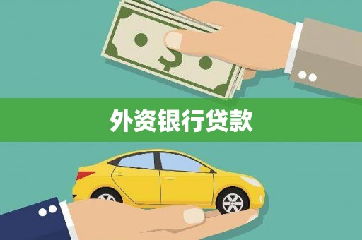 遵化外资银行贷款
