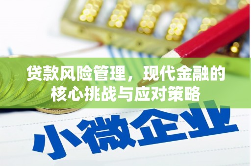 遵化贷款风险管理，现代金融的核心挑战与应对策略