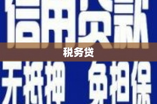 遵化税务贷