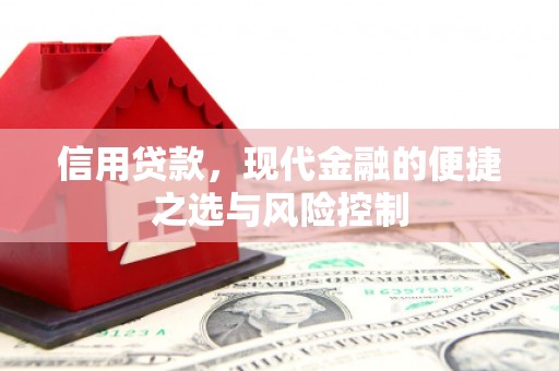 遵化信用贷款，现代金融的便捷之选与风险控制