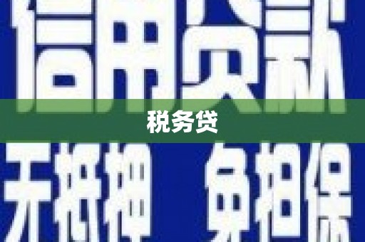 遵化税务贷