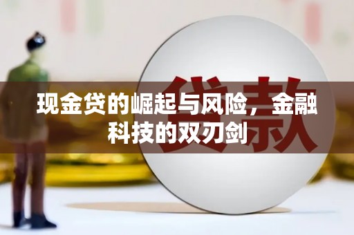 遵化现金贷的崛起与风险，金融科技的双刃剑