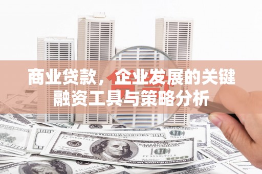 遵化商业贷款，企业发展的关键融资工具与策略分析