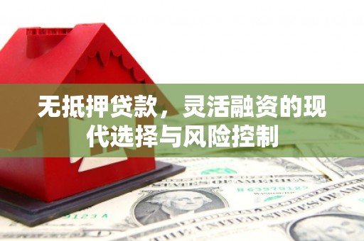 遵化无抵押贷款，灵活融资的现代选择与风险控制