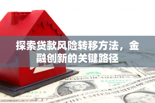 遵化探索贷款风险转移方法，金融创新的关键路径