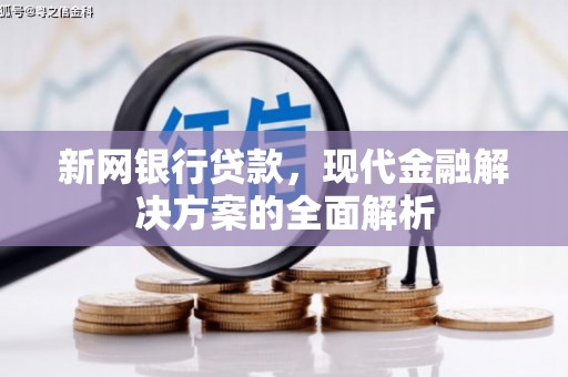 遵化新网银行贷款，现代金融解决方案的全面解析