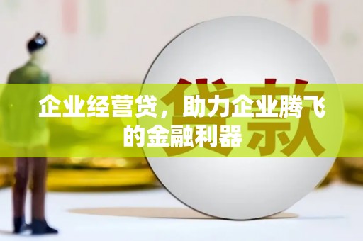 遵化企业经营贷，助力企业腾飞的金融利器