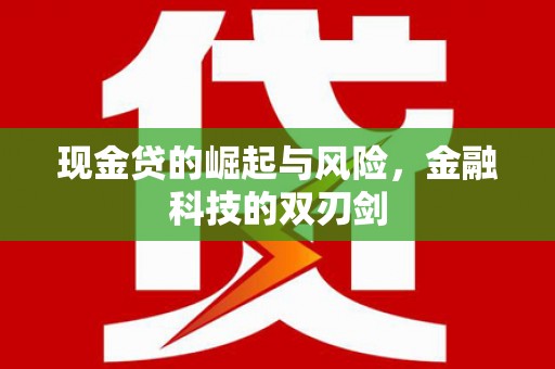 遵化现金贷的崛起与风险，金融科技的双刃剑