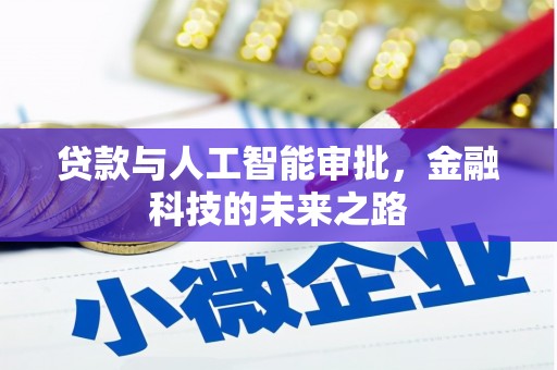 遵化贷款与人工智能审批，金融科技的未来之路