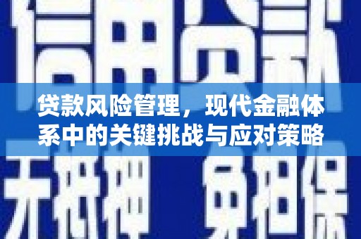 遵化贷款风险管理，现代金融体系中的关键挑战与应对策略